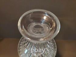 WATERFORD CRYSTAL MAEVE CUT WINE DECANTER w PANEL STOPPER 12 3/4 #2