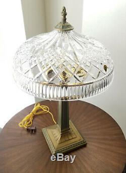 WATERFORD Crystal 22 Table Lamp BEAUMONT Arts&Crafts Mint/Unused Condition