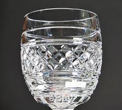 WATERFORD Cut Castletown Crystal 7 1/8 Claret Wine Glass Glasses Set of 2