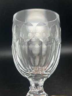 WATERFORD Elegant Cut Crystal CURRAGHMORE Wine Glasses 7Tall Set Of 4 Vtg