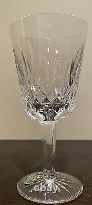 WATERFORD LISMORE 6 7/8 Goblets Wine Glasses Cut Crystal Set of 8