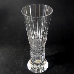 WATERFORD LISMORE DIAMOND PILSNER GLASS, Cut Lead Crystal, 8 3/8, 20oz, AUSTRIA