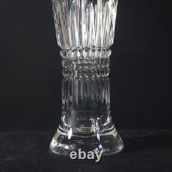 WATERFORD LISMORE DIAMOND PILSNER GLASS, Cut Lead Crystal, 8 3/8, 20oz, AUSTRIA