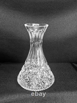 WATERFORD Lismore Crystal 9 Water Wine Carafe Decanter Glass Diamond Cut