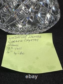 WATERFORD Lismore Crystal 9 Water Wine Carafe Decanter Glass Diamond Cut