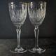 WATERFORD Marquis HANOVER GOLD WATER GLASS, Cut Crystal, 8 1/2, 22K Trim, 2PCS