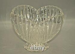 WATERFORD Marquis Original Scallop Edge Crystal Cut Glass Tazza Centerpiece Bowl