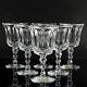 WATERFORD cut crystal glass red wine ROYAL TARA drinking glass SET of SIX top