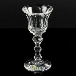 WATERFORD cut crystal glass sherry ROYAL TARA drinking glass SET of SIX stemware