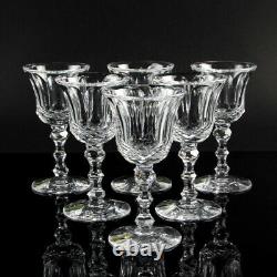 WATERFORD cut crystal glass white wine ROYAL TARA drinking glass SET of SIX top