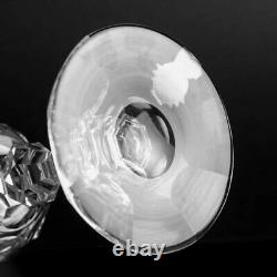 WATERFORD cut crystal glass white wine ROYAL TARA drinking glass SET of SIX top