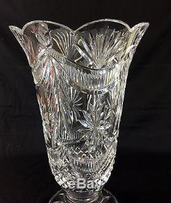 Waterford 14 Cut Crystal Winter Wonderland Vase Limited Edition with COA