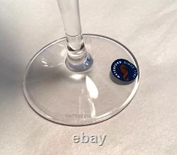 Waterford 2022 Gift Of Wisdom Times Square Flutes Aqua Blue Cut To Clear Crystal