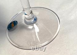 Waterford 2022 Gift Of Wisdom Times Square Flutes Aqua Blue Cut To Clear Crystal
