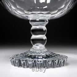 Waterford Antique Irish Tipperary Glass Cut Crystal Georgian Turnover Bowl 18thC