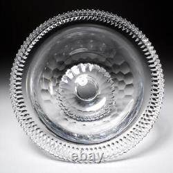 Waterford Antique Irish Tipperary Glass Cut Crystal Georgian Turnover Bowl 18thC