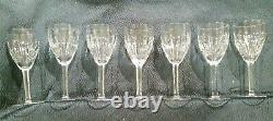 Waterford Carina Cut Crystal claret wine Stemmed Glass set of 7
