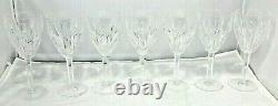 Waterford Carina Cut Crystal claret wine Stemmed Glass set of 7