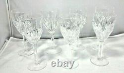 Waterford Carina Cut Crystal claret wine Stemmed Glass set of 7