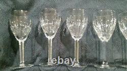 Waterford Carina Cut Crystal claret wine Stemmed Glass set of 7