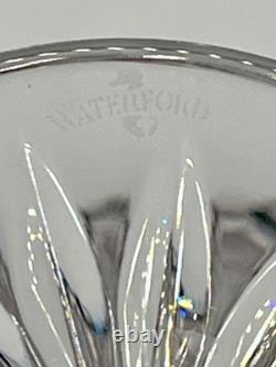 Waterford Clarendon Amethyst Cut to Clear Hock Wine Glasses Pair with Box Retired