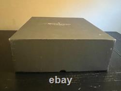 Waterford Clarendon Amethyst Cut to Clear Hock Wine Glasses Pair with Box Retired