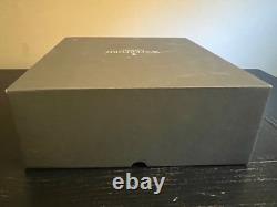 Waterford Clarendon Amethyst Cut to Clear Hock Wine Glasses Pair with Box Retired