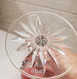 Waterford Clarendon Ruby Red Hock Wine Glass / Cut Crystal Wine Stemware / Mint