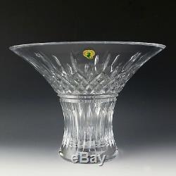 Waterford Crystal 11 Dia. LISMORE Wedge & Diamond Cut Flared Bouquet Bowl NIB