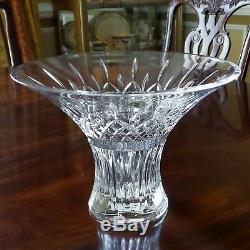 Waterford Crystal 11 Dia. LISMORE Wedge & Diamond Cut Flared Bouquet Bowl NIB