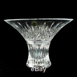 Waterford Crystal 11 Dia. LISMORE Wedge & Diamond Cut Flared Bouquet Bowl NIB