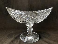 Waterford Crystal 13 Boat Bowl Prestige Collection Footed Panel Foot