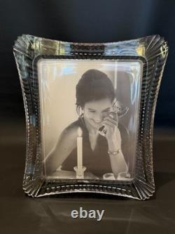 Waterford Crystal 8x10 Photo Frame Heavy Cut Glass Elegant Display