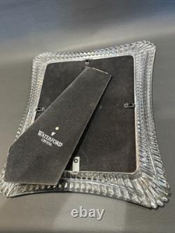 Waterford Crystal 8x10 Photo Frame Heavy Cut Glass Elegant Display