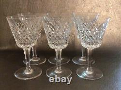 Waterford Crystal ALANA Claret Wine Glass 5 7/8 Set of 6