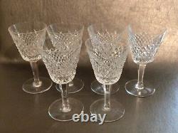 Waterford Crystal ALANA Claret Wine Glass 5 7/8 Set of 6