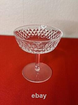 Waterford Crystal Alana Champagne Sherbet Glasses Vintage Cut Crystal Set Of 6