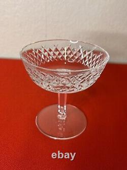 Waterford Crystal Alana Champagne Sherbet Glasses Vintage Cut Crystal Set Of 6