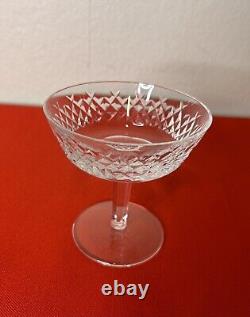 Waterford Crystal Alana Champagne Sherbet Glasses Vintage Cut Crystal Set Of 6