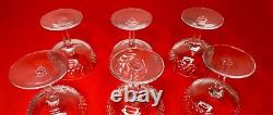 Waterford Crystal Alana Champagne Sherbet Glasses Vintage Cut Crystal Set Of 6