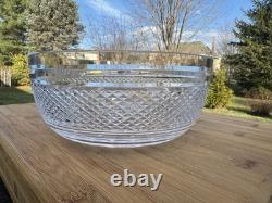 Waterford Crystal Alana Pattern Cut Glass Bowl 8 Starburst Base