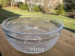 Waterford Crystal Alana Pattern Cut Glass Bowl 8 Starburst Base