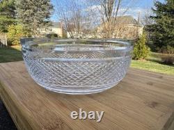 Waterford Crystal Alana Pattern Cut Glass Bowl 8 Starburst Base