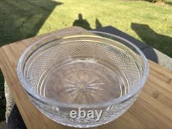 Waterford Crystal Alana Pattern Cut Glass Bowl 8 Starburst Base