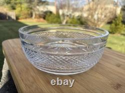 Waterford Crystal Alana Pattern Cut Glass Bowl 8 Starburst Base
