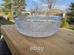 Waterford Crystal Alana Pattern Cut Glass Bowl 8 Starburst Base