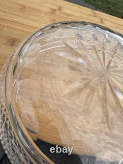Waterford Crystal Alana Pattern Cut Glass Bowl 8 Starburst Base