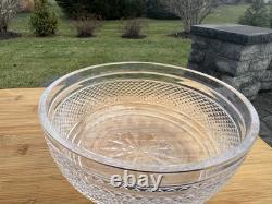 Waterford Crystal Alana Pattern Cut Glass Bowl 8 Starburst Base