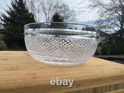 Waterford Crystal Alana Pattern Cut Glass Bowl 8 Starburst Base