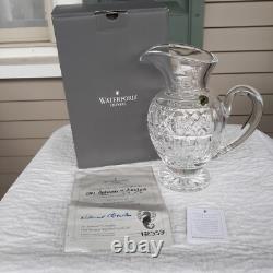 Waterford Crystal Artisan Master Cut 9 Glass Pitcher New In Box withCertificate